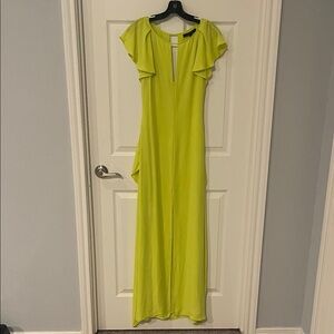 BCBGMaxAzria Vibrant Green Maxi Dress